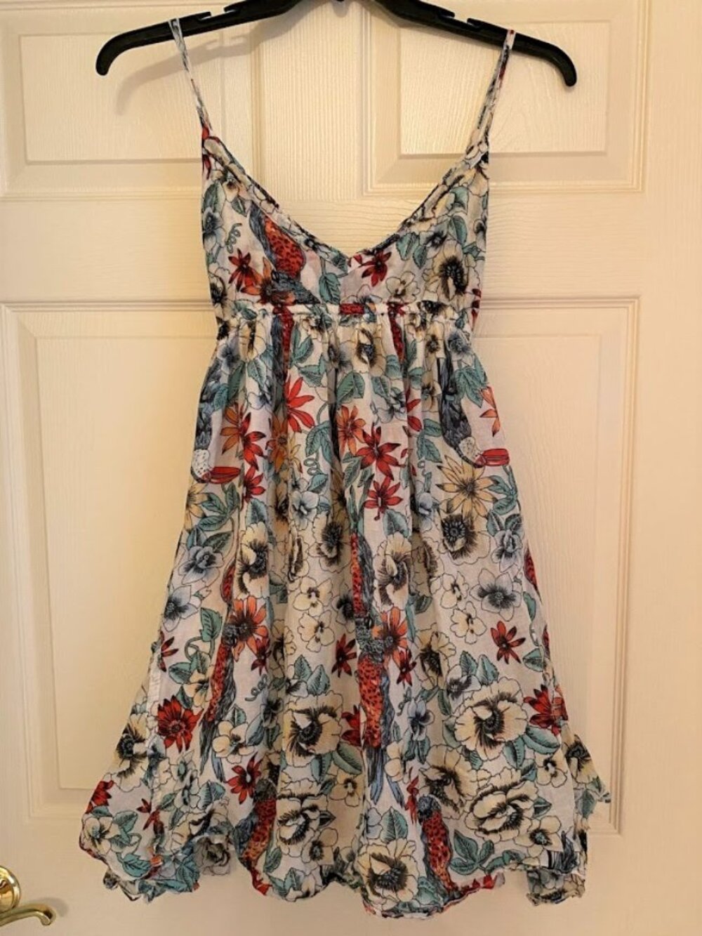 Derek Heart Spaghetti Strap Floral Dress size Medium